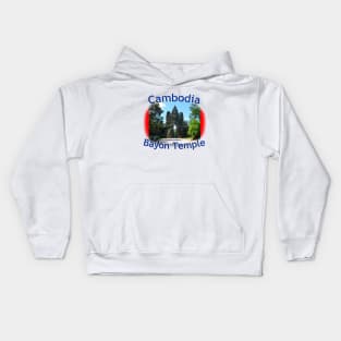 Bayon Temple in Angkor Wat Kids Hoodie